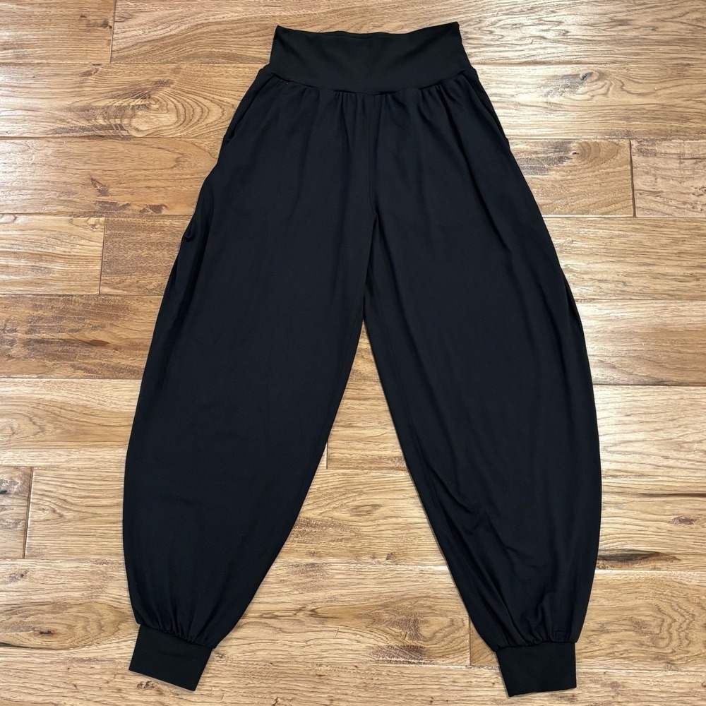 Lululemon Rulu Drapey Oversized HR Yoga Jogger Black Women's Small EUC